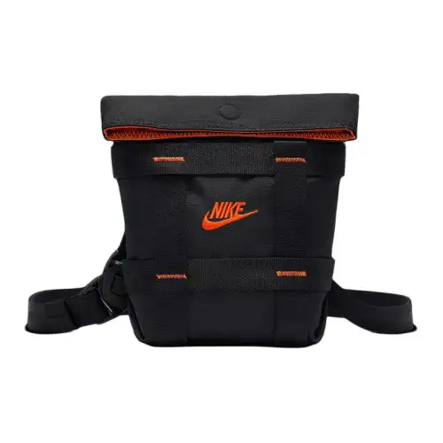 Nike Fabric Shoulder Bag, Crossbody Bag Regular Unisex Black