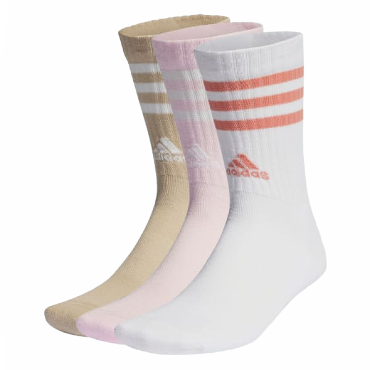 Adidas STRIPES CUSHIONED CREW SOCKS 3 PAIRS Crew Socks Unisex 3 Pack