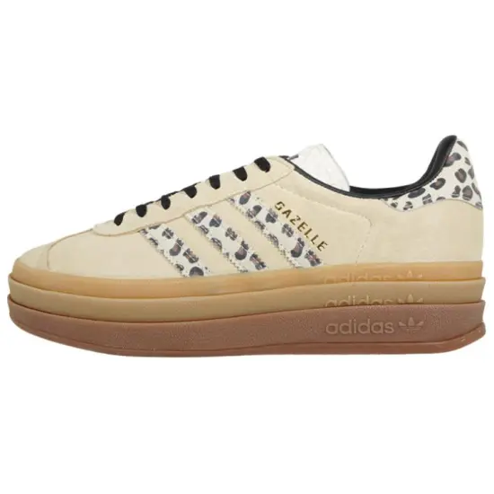 Adidas Originals Gazelle Bold Cream Black Leopard Women's