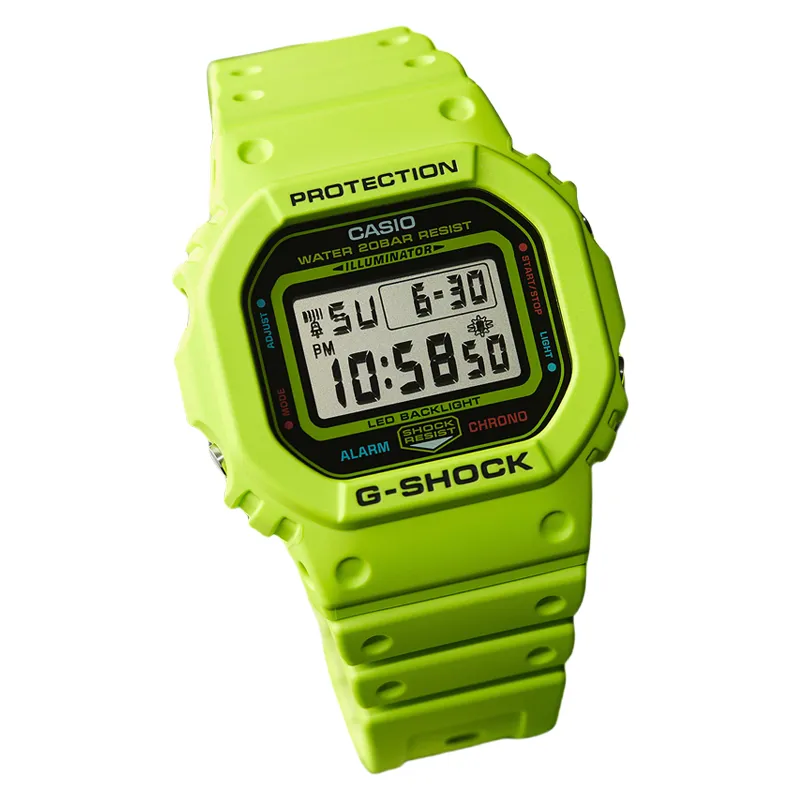 CASIO Unisex G-SQUAD Series Yellow Watch DW-5600EP-9PR