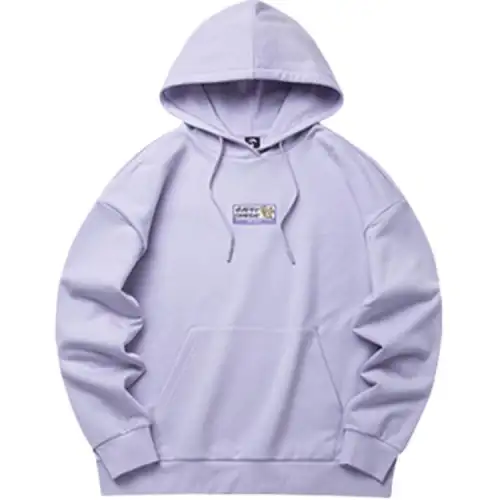ANTA Life Collection Sweatshirts Women's Purple Hooded Moderate Regular