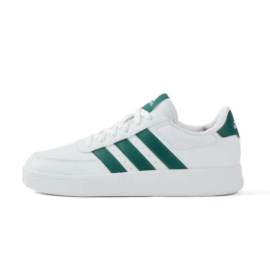 Adidas BREAKNET 2.0 Abrasion Resistant Low Top Skateboard Shoes Unisex Green White
