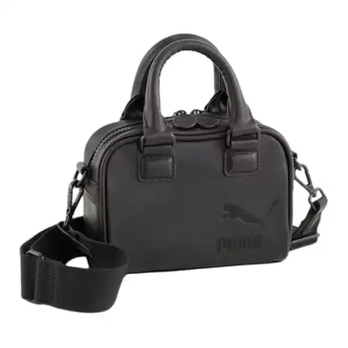 PUMA Polyester One Shoulder Handbag, Crossbody Bag Small Unisex Black