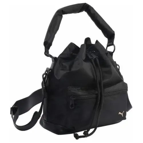 PUMA Polyester One Shoulder Handbag Regular Unisex Black