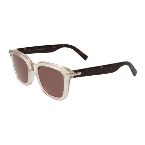 DIOR Acetate Square Sunglasses Unisex Transparent