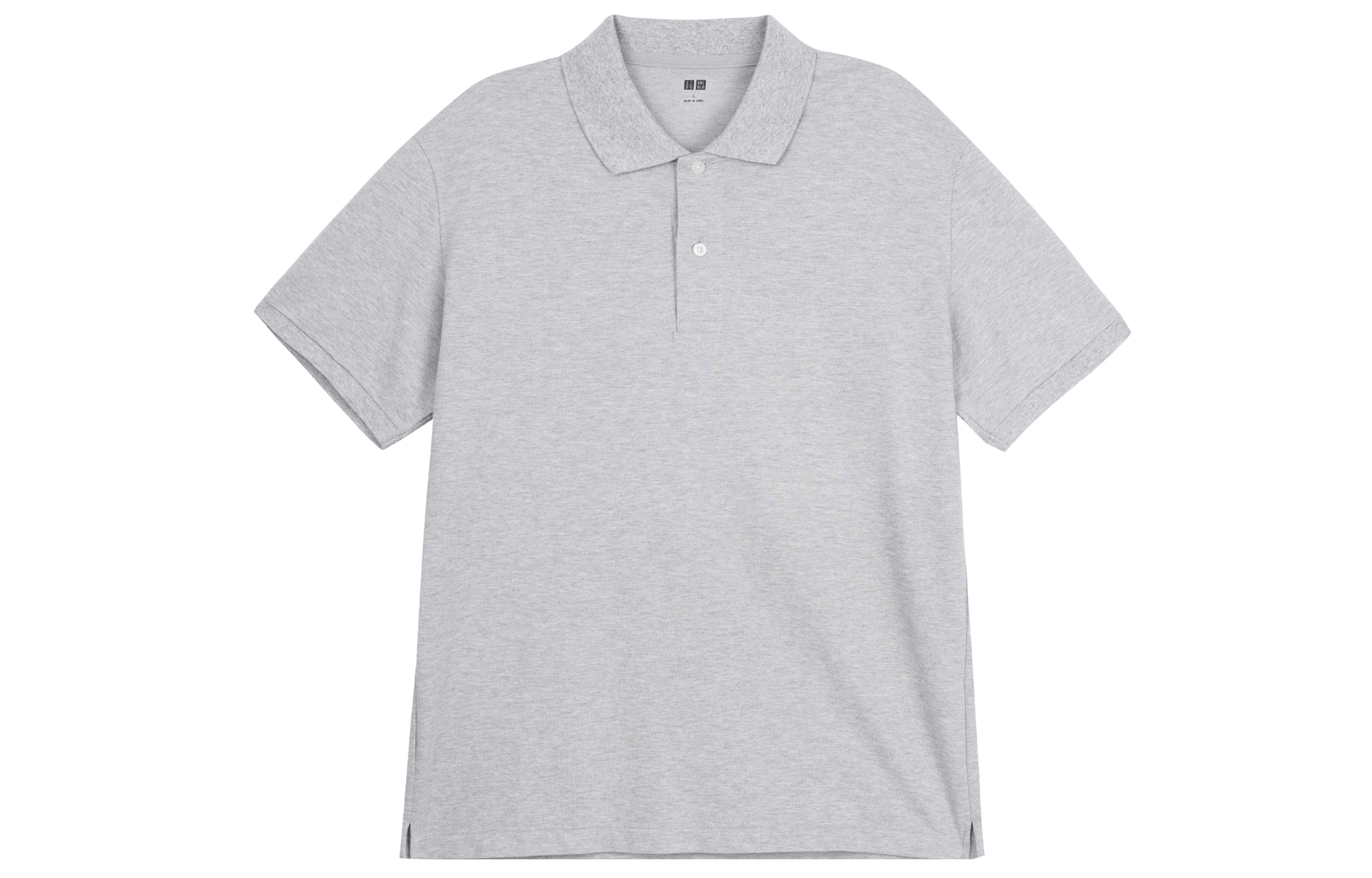 Футболка-поло UNIQLO Casual Polo (серая)