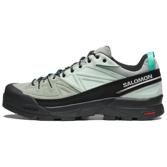 X ALP SALOMON Leather 'Green Milieu'