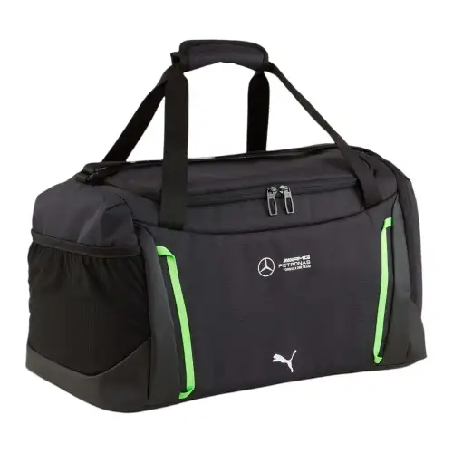 PUMA Puma, black universal travel bag for men and women, polyester, for beloved