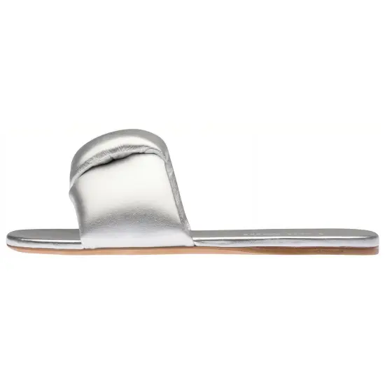 MIU MIU Slide Slippers Women's Silver