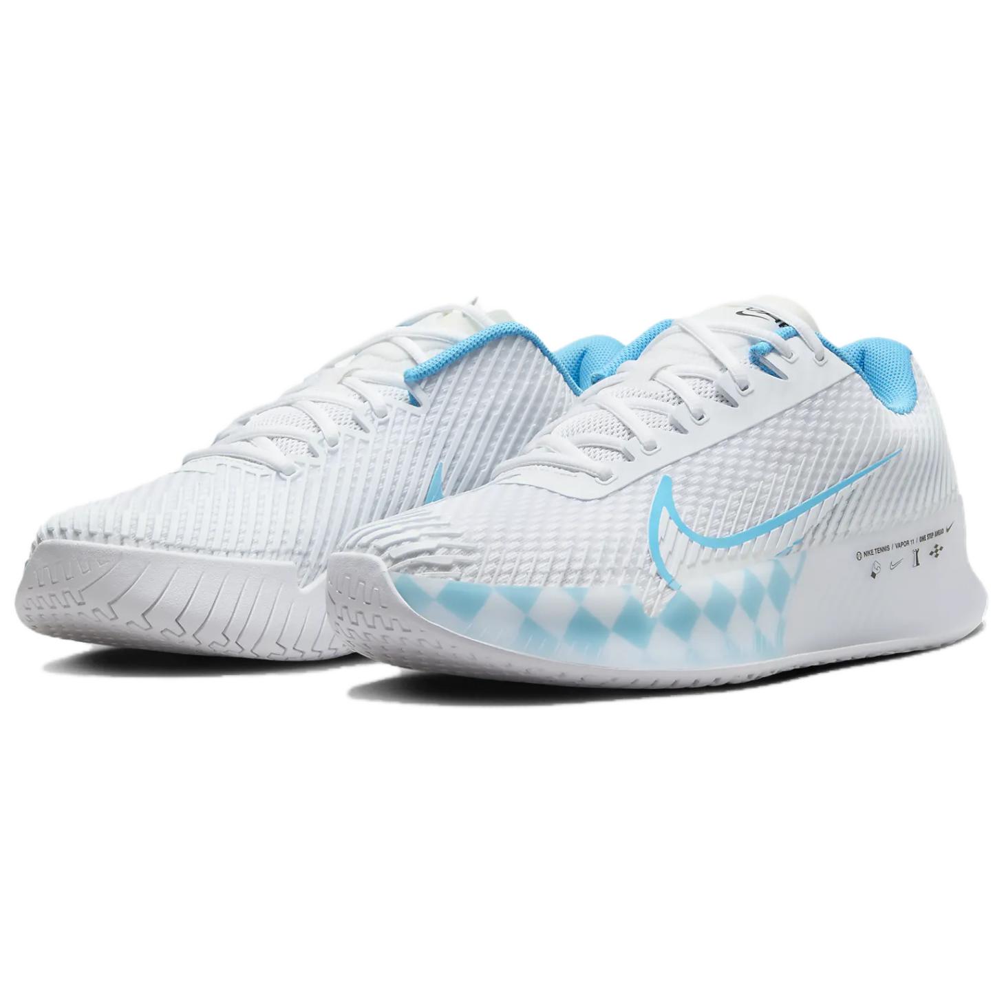 Nike Court Vapor 11 Hc Carlos Alcaraz Pe White Baltic Blue