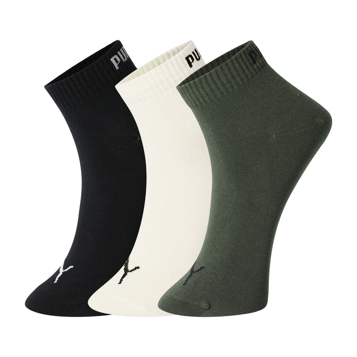PUMA Mid Calf Socks Unisex 3 Pack