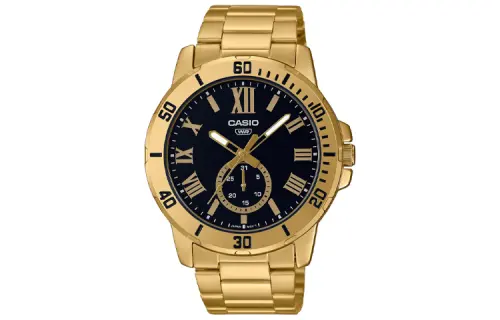 CASIO Men Standard Series 45mm Black Watch MTP-VD200G-1B