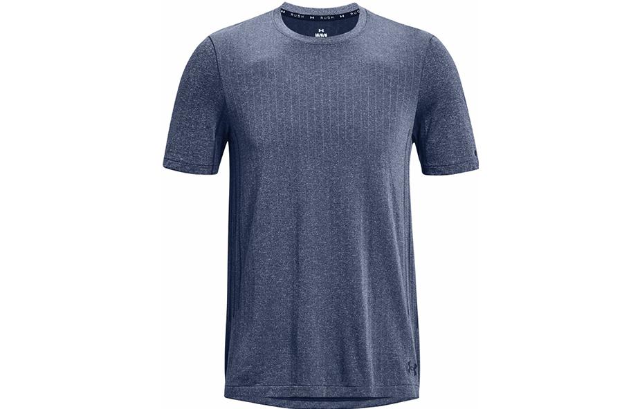 Мужская футболка Under Armour RUSH Seamless (темно-синяя)