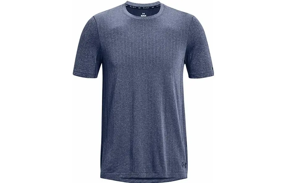 Under Armour RUSH Seamless T Shirt Men's Dark Blue