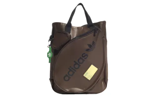 Adidas Originals Polyurethane Tote Bag, Shopping Bag, Handbag Regular Unisex Umber