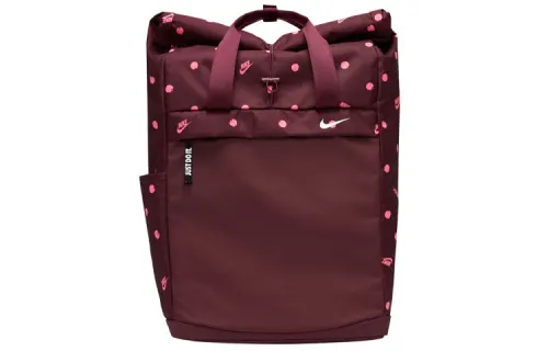 Nike Polyester Backpack Regular Unisex Burgundy