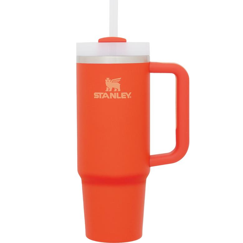STANLEY Capacious straw, orange glass, 880 ml