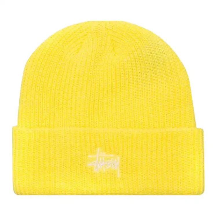 Stussy Acrylic Beanies Men's Yellow