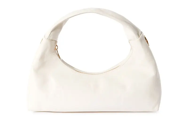 OFF WHITE Arcade Leather Shoulder Bag