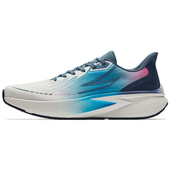 Anta Cushioning Wear-Resistant Low-Top Running Shoes Men's Blue White