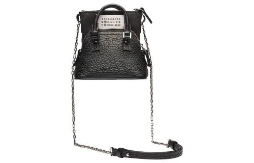 Maison Margiela Numbers Patch Zipped Mini Shoulder Bag