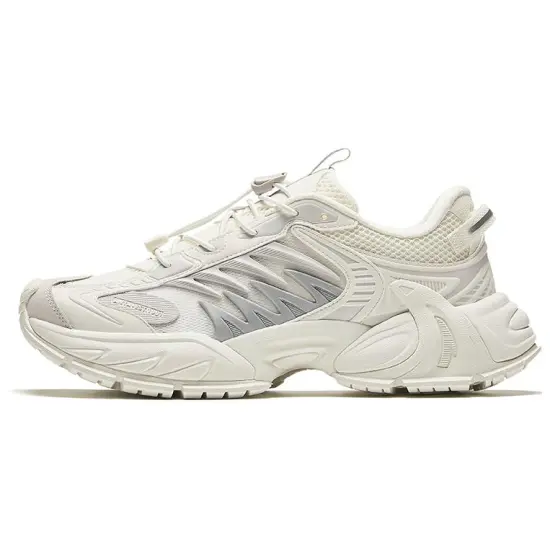 Anta Star Moon 2 Anti Slip Wear Resistant Low Top Casual Shoes Men's White Gray