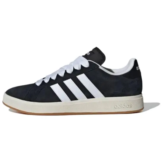 Adidas Grand Court Base 00s Skateboard Shoes Unisex Low-Top Black White