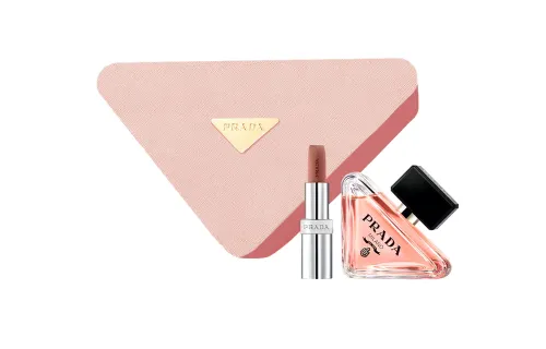 PRADA Prada, gift box, lipstick, perfume, classic amber set, 50 ml, 3.8g