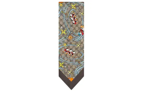 GUCCI Disney X Gucci Mulberry Silk Bow Ties Unisex