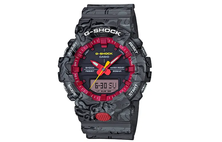 CASIO Men 48.6mm Black Watch GA-800CG-1A