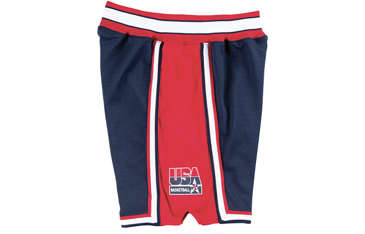 Mitchell Ness Basketball Shorts Men’s Navy Blue Moderate Straight Fit Pants