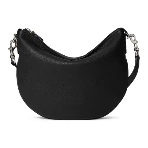 GUCCI Soft Grain Leather Shoulder Bag, Crossbody Bag Small Men's Black