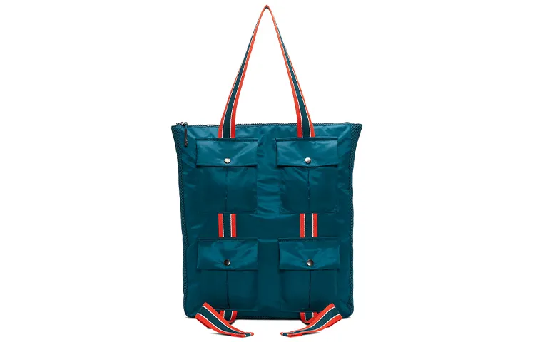 Nike Pocket Polyester Tote Bag, Shopping Bag, Handbag Regular Unisex Lake Blue