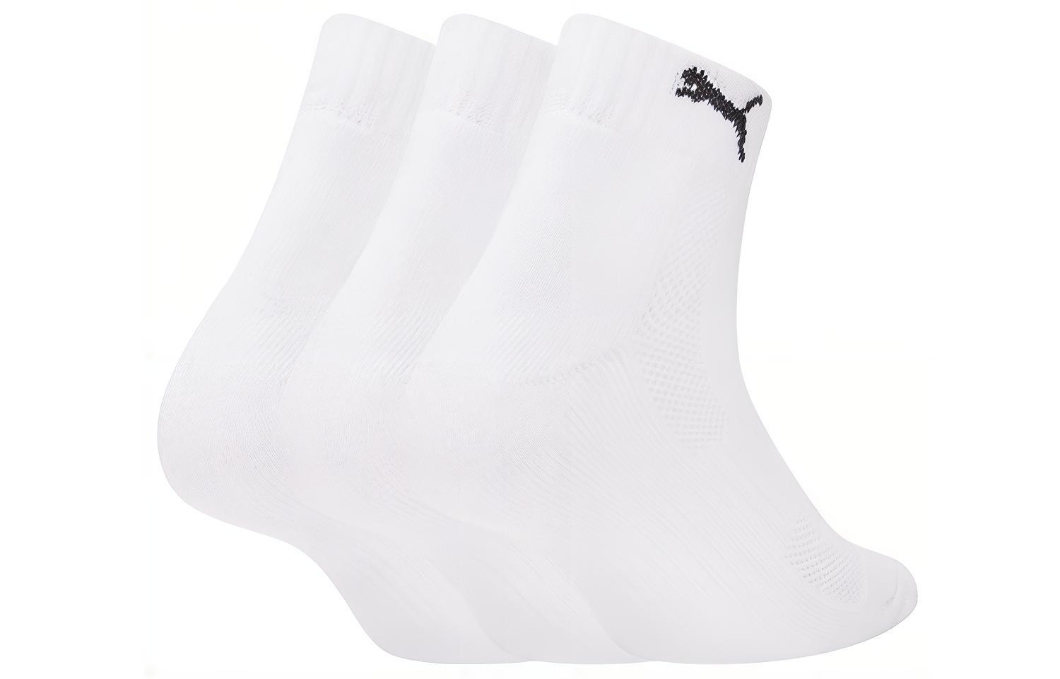 PUMA Ankle Socks Unisex 3 Pack White