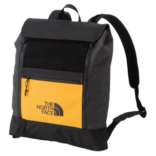 THE NORTH FACE 15L Outdoor Bags Recycled Nylon Black/Gray Color & Gold Unisex