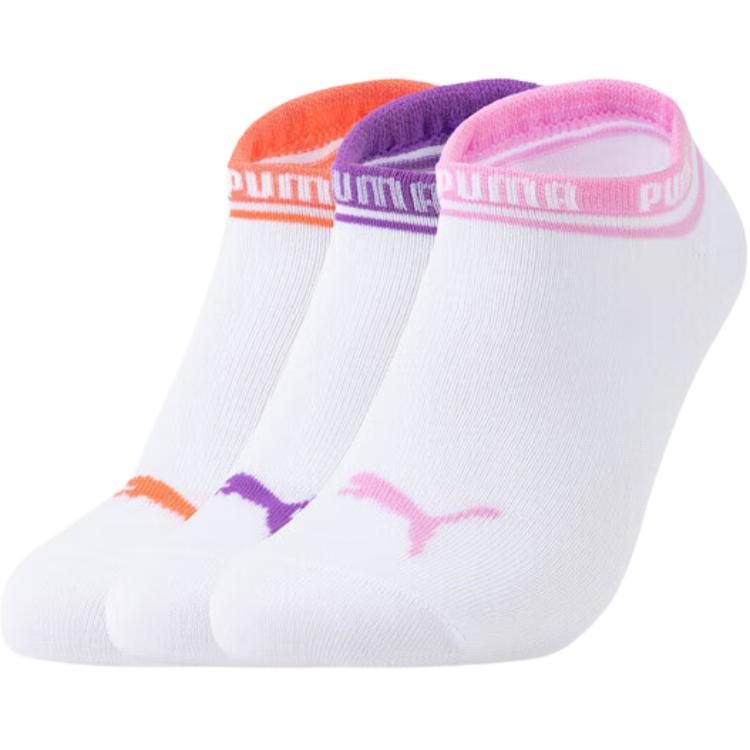 PUMA Ankle Socks Unisex 3 Pack White