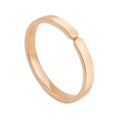 HERMES 18K Gold Rings Women's Rose Gold