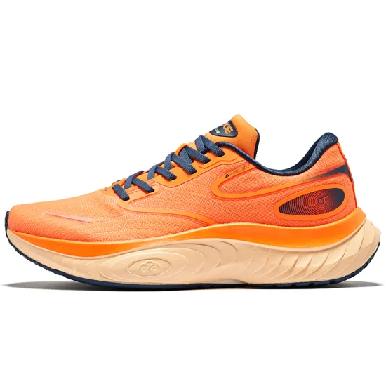 Erke Running Shoes Men Low-Top Fluorescent Fresh Orange