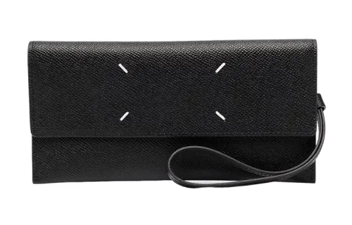 Maison Margiela Leather Wallet Large Men's Black