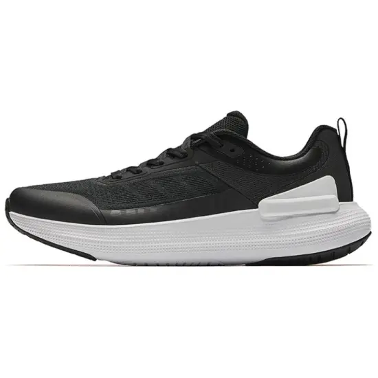 Anta Running Collection Anti-Slip Wear-Resistant Low-Top Casual Running Shoes Men's Basic Black