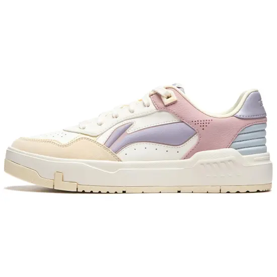 LINING Common 80s Skateboard Shoes Women's Low-Top Pink