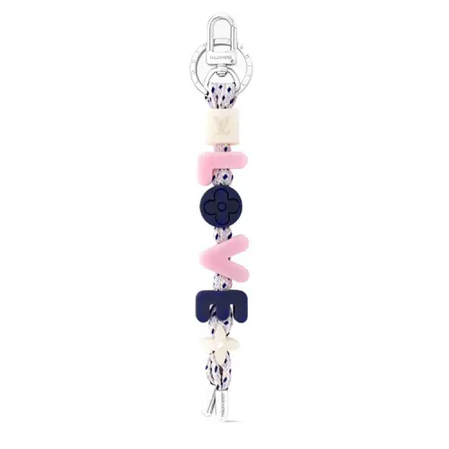 LOUIS VUITTON Keychains Unisex Silver