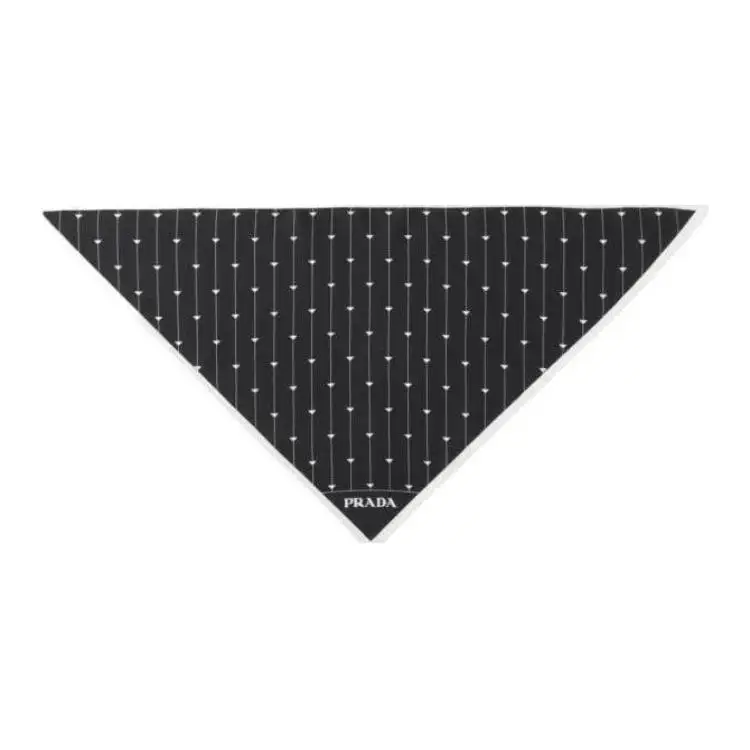 PRADA Silk Scarves Women's Black