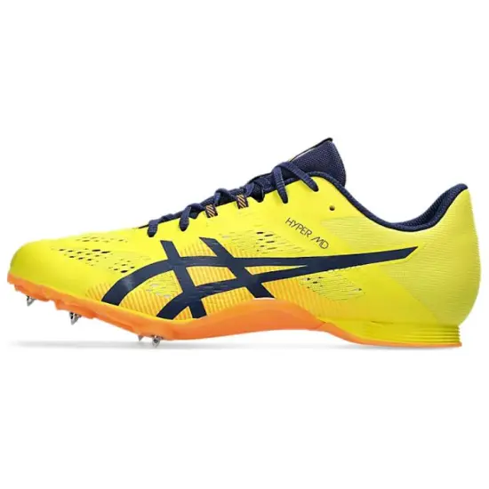 Asics Hyper MD 8 Running Shoes Unisex Low-Top Yellow Blue