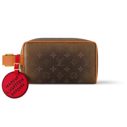 LOUIS VUITTON Locker Dopp Kit Monogram Dust