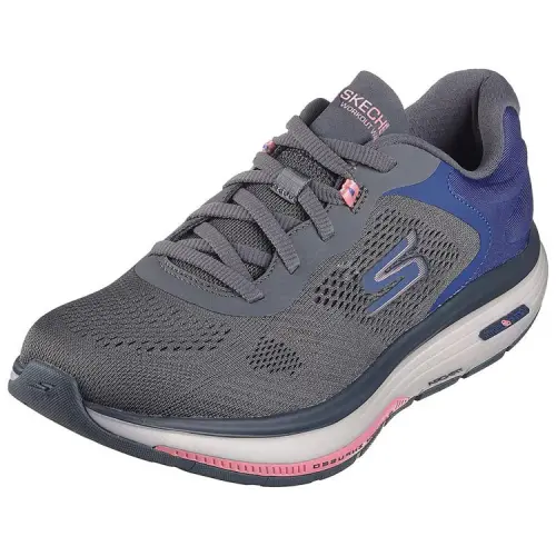 Skechers Go Walk Workout Walker Abrasion Resistant Low top Casual Shoes Women's Gray Blue