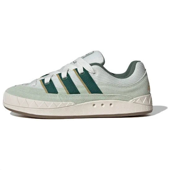 Adidas Originals Adimatic Skateboard Shoes Unisex Low-Top Light Green/Forest Green