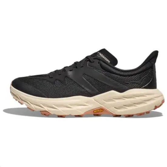 HOKA ONE ONE Speedgoat 5 Running Shoes Unisex Low-Top Black Brown