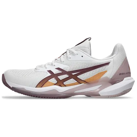 Asics Solution Speed FF 3 Tennis Shoes Women's Low-Top White/Light Purple