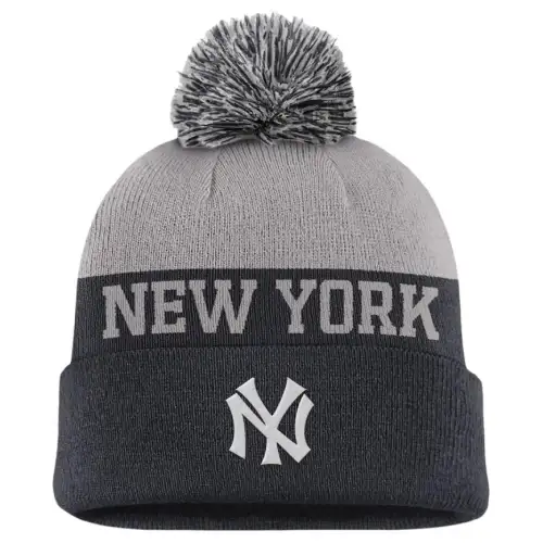 Nike New York Yankees Rewind Peak Men's Nike Mlb Cuffed Pom Beanie